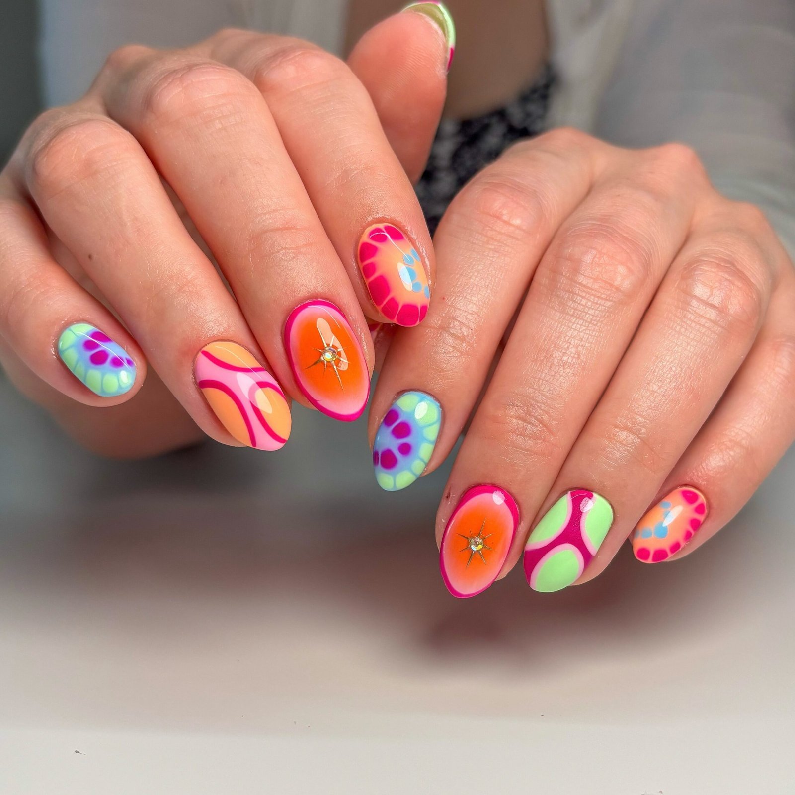 Neon Retro Groovy Patterns
